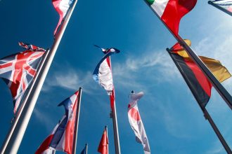 assorted national flags