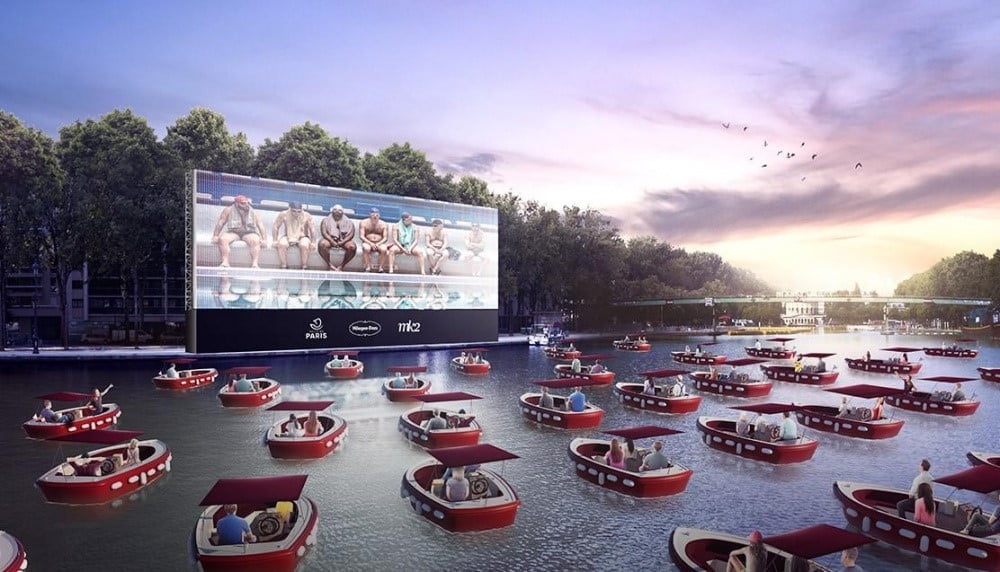 Παρίσι : Ρομαντική βαρκάδα στο Cinéma sur l’Eau, το πλωτό θερινό σινεμά στο Σηκουάνα - Γαλλία