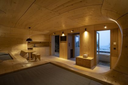 Wooden Cave, Μια μοναδική ξύλινή σπηλιά-σουίτα στα Τρίκάλα Κορινθίας - Ελλάδα