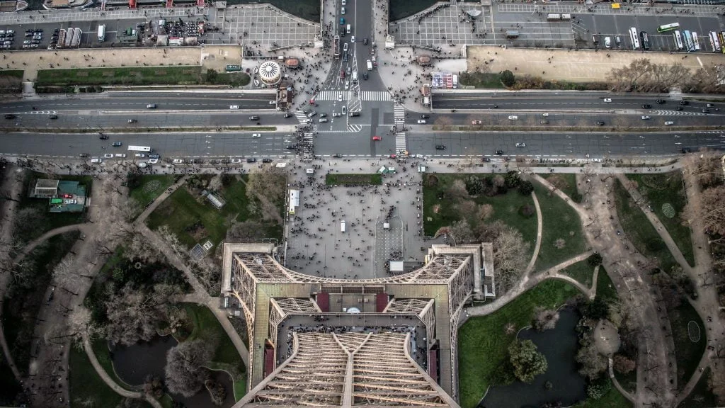 aerial view photography of Eiffel Tower