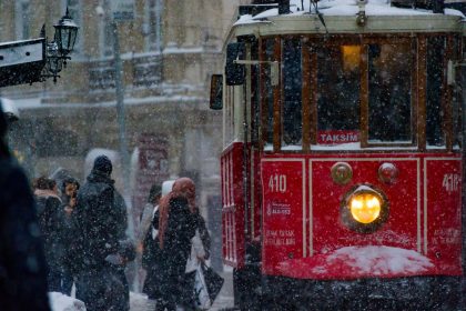 photo of people near tram train