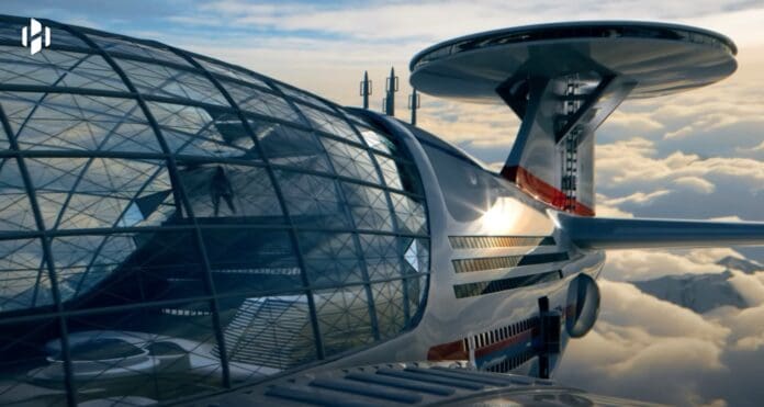 Sky Cruise Hotel: Το ιπτάμενο πολυτελές ξενοδοχείο που θα βρίσκεται μόνιμα στον αέρα με πυρηνική ενέργεια - Ταξιδιωτικά Νέα