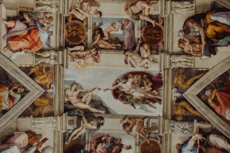 ceiling art of Sistine Chapel