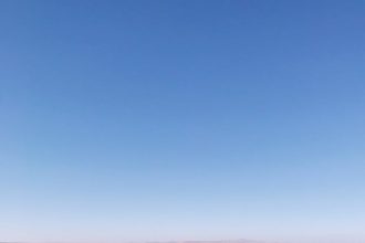Tripod with Camera in Wasteland at Tuz Lake