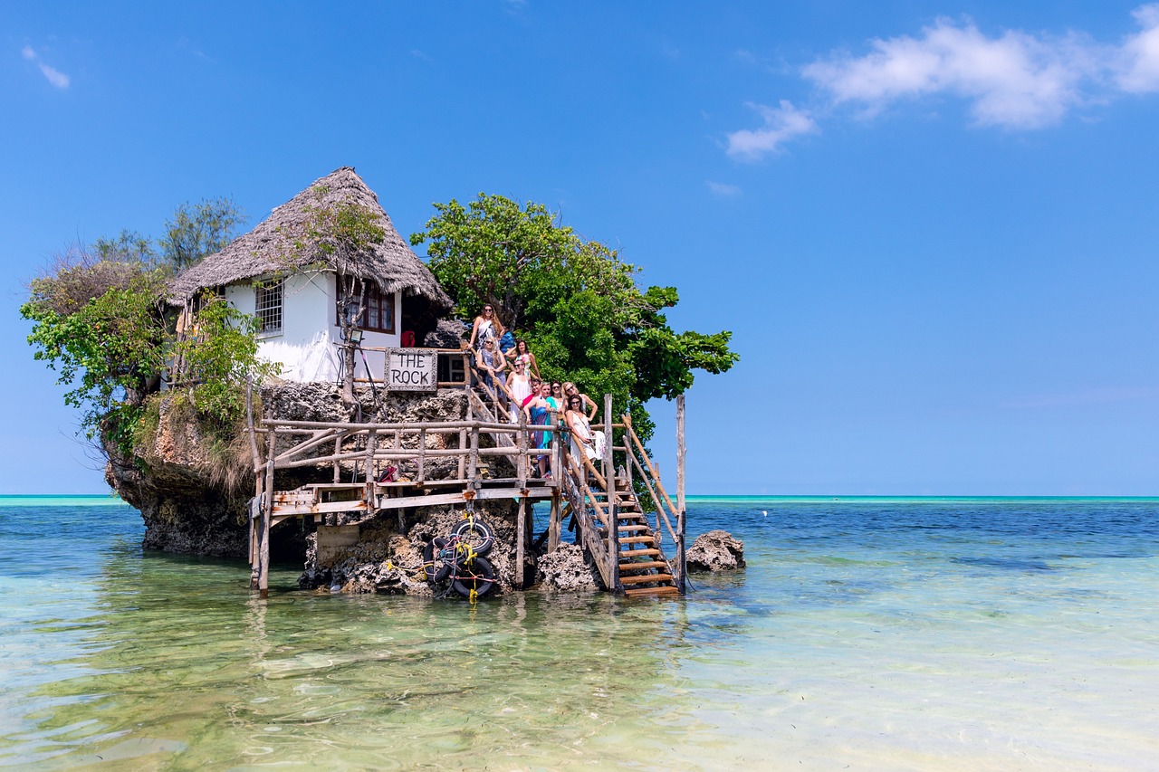 island, ocean, zanzibar