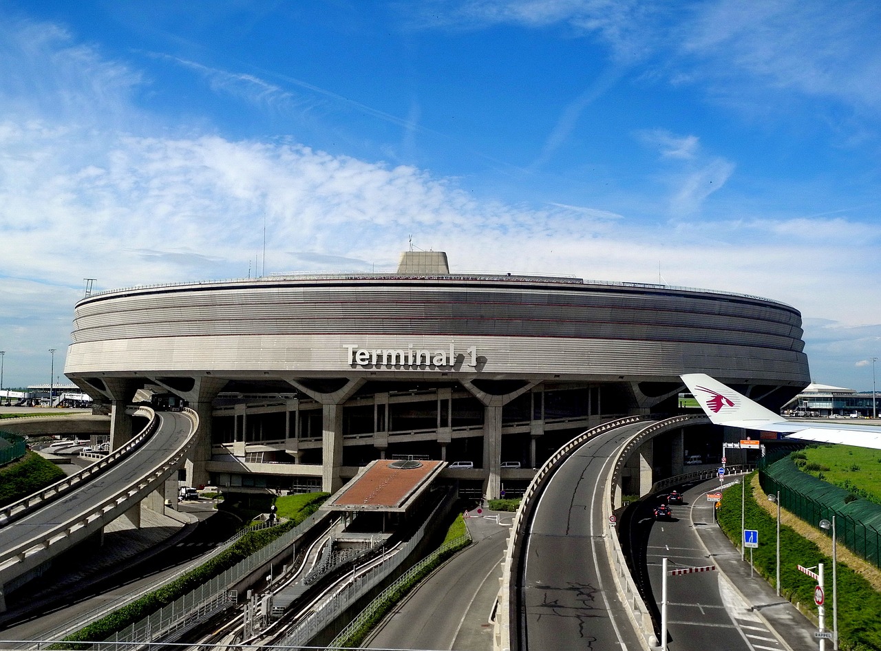 charles de gaulle, international airport, paris