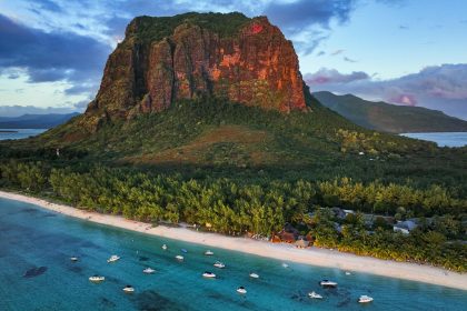 Scenic Photo of Le Morne Brabant in Mauritius