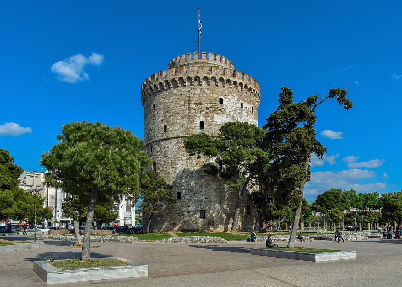 greece, thessaloniki, white tower