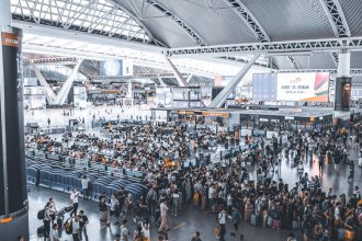people inside building